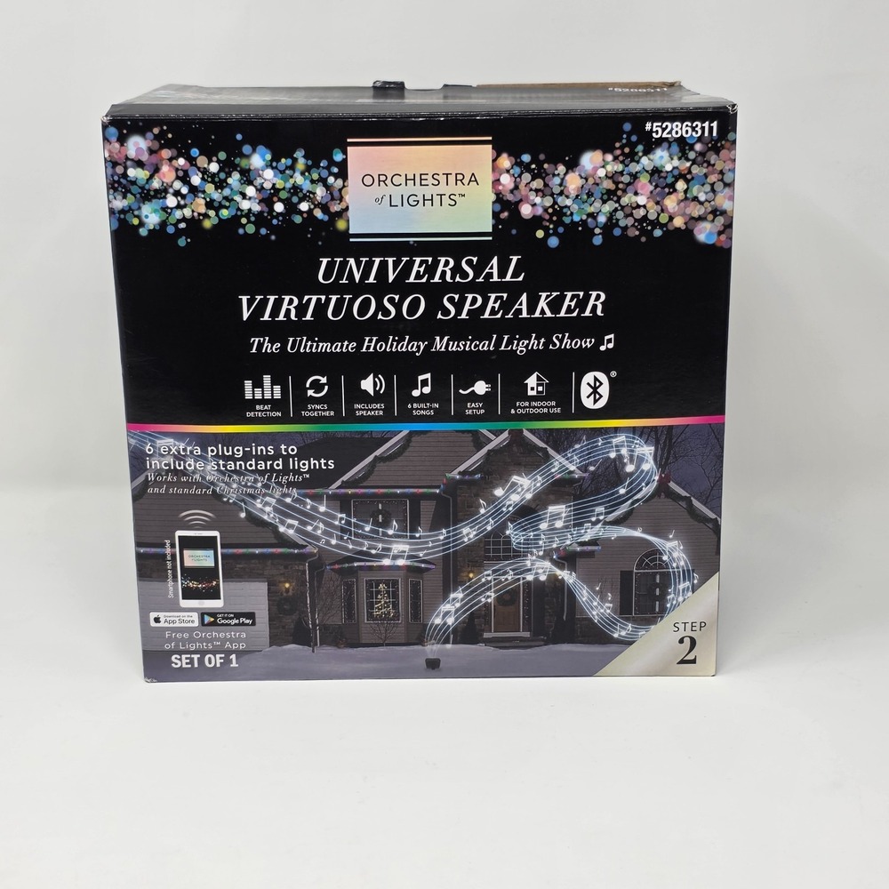 Gemmy‎ Orchestra of Lights Universal Virtuoso Speaker In/Outdoor App (MVP017337)
